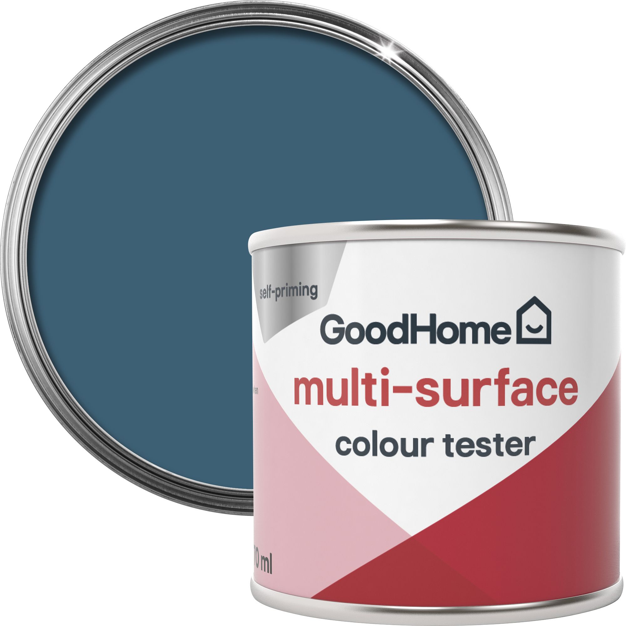 GoodHome Antibes Satin Multi-surface paint, 70ml Tester pot