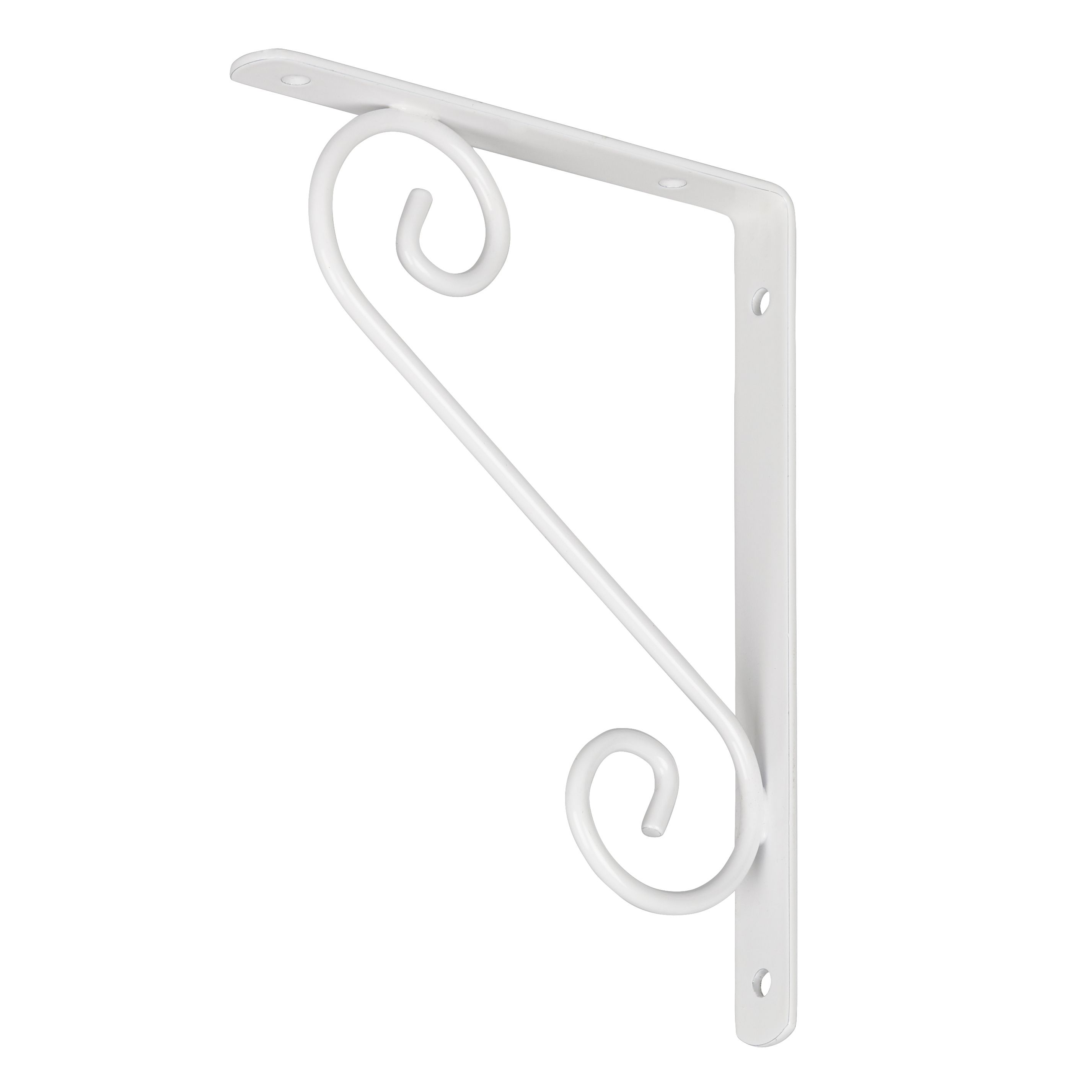 GoodHome Antik White Antique effect Steel Shelving bracket (H)150mm (D)200mm