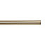 GoodHome Antiki Antique brass effect Curtain pole, (L)1.5m (Dia)28mm