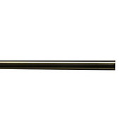 GoodHome Antiki Gold Antique brass effect Curtain pole, (L)1.5m (Dia)19mm