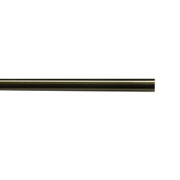 GoodHome Antiki Gold Antique brass effect Curtain pole, (L)2.5m (Dia)19mm