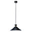GoodHome Apennin Matt Black Pendant ceiling light, (Dia)350mm