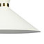 GoodHome Apennin Matt Cream Pendant ceiling light, (Dia)350mm