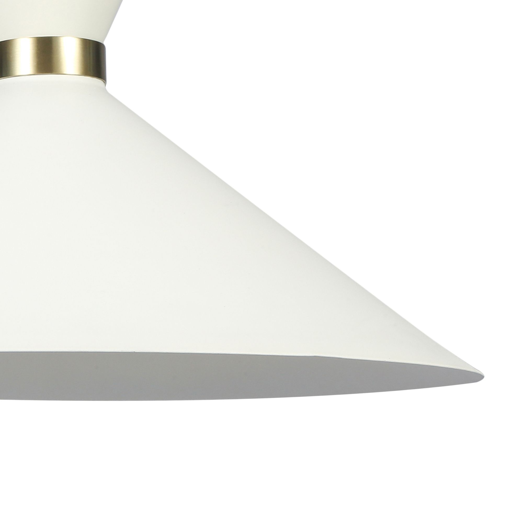 GoodHome Apennin Matt Cream Pendant ceiling light, (Dia)350mm