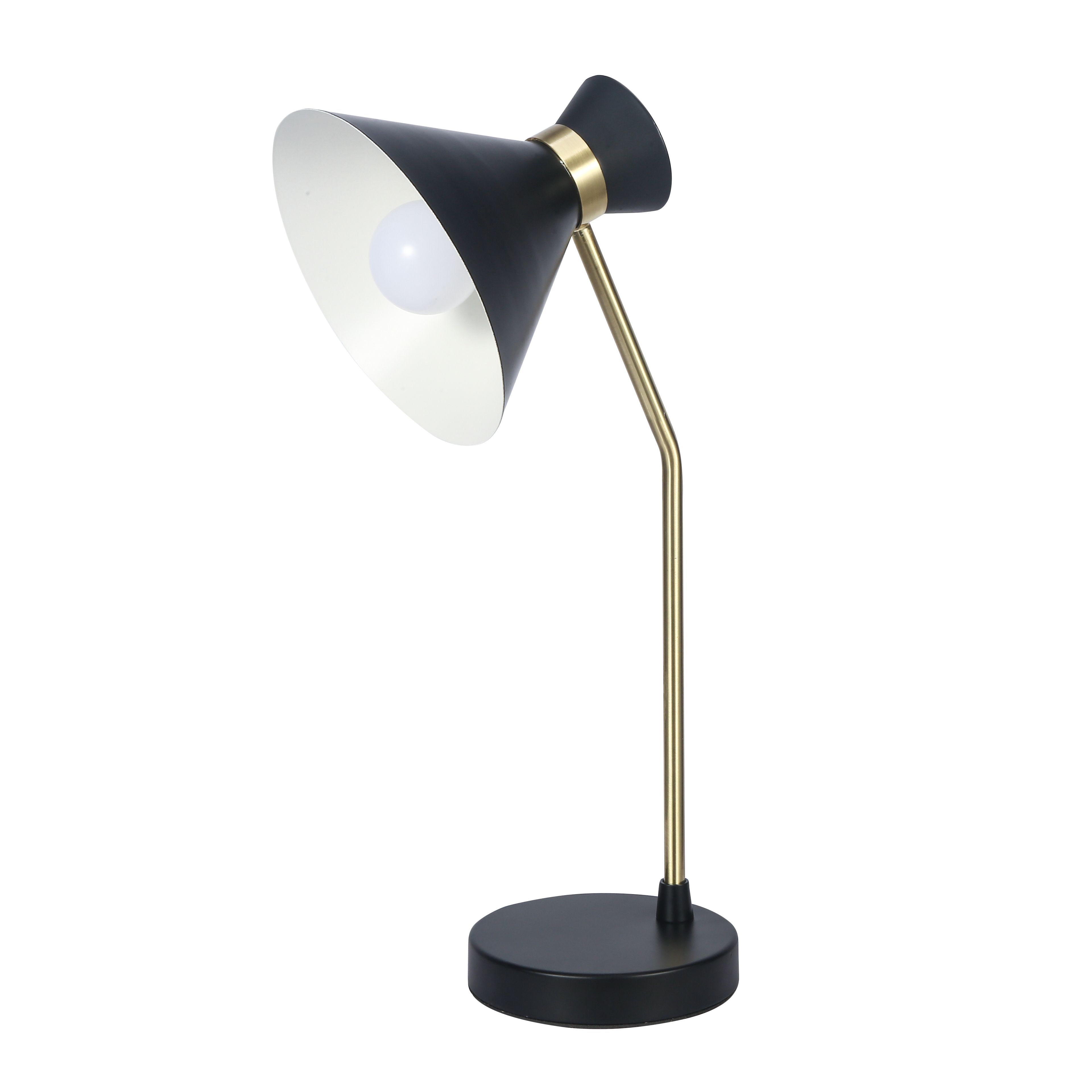 GoodHome Apennin Modern Matt Black Table light