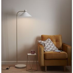 GoodHome Apennin Modern Matt Cream Floor light