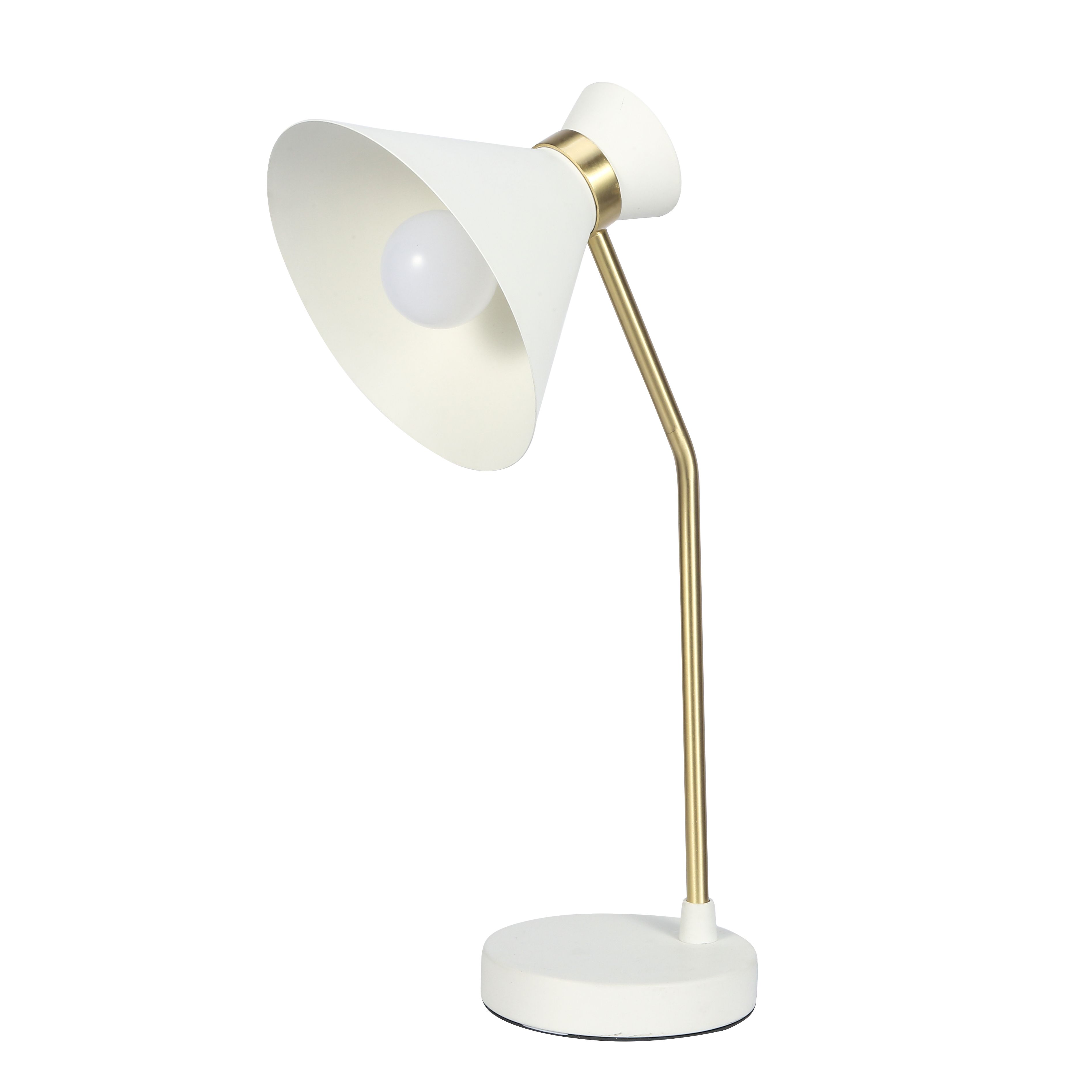 GoodHome Apennin Modern Matt Cream Table light