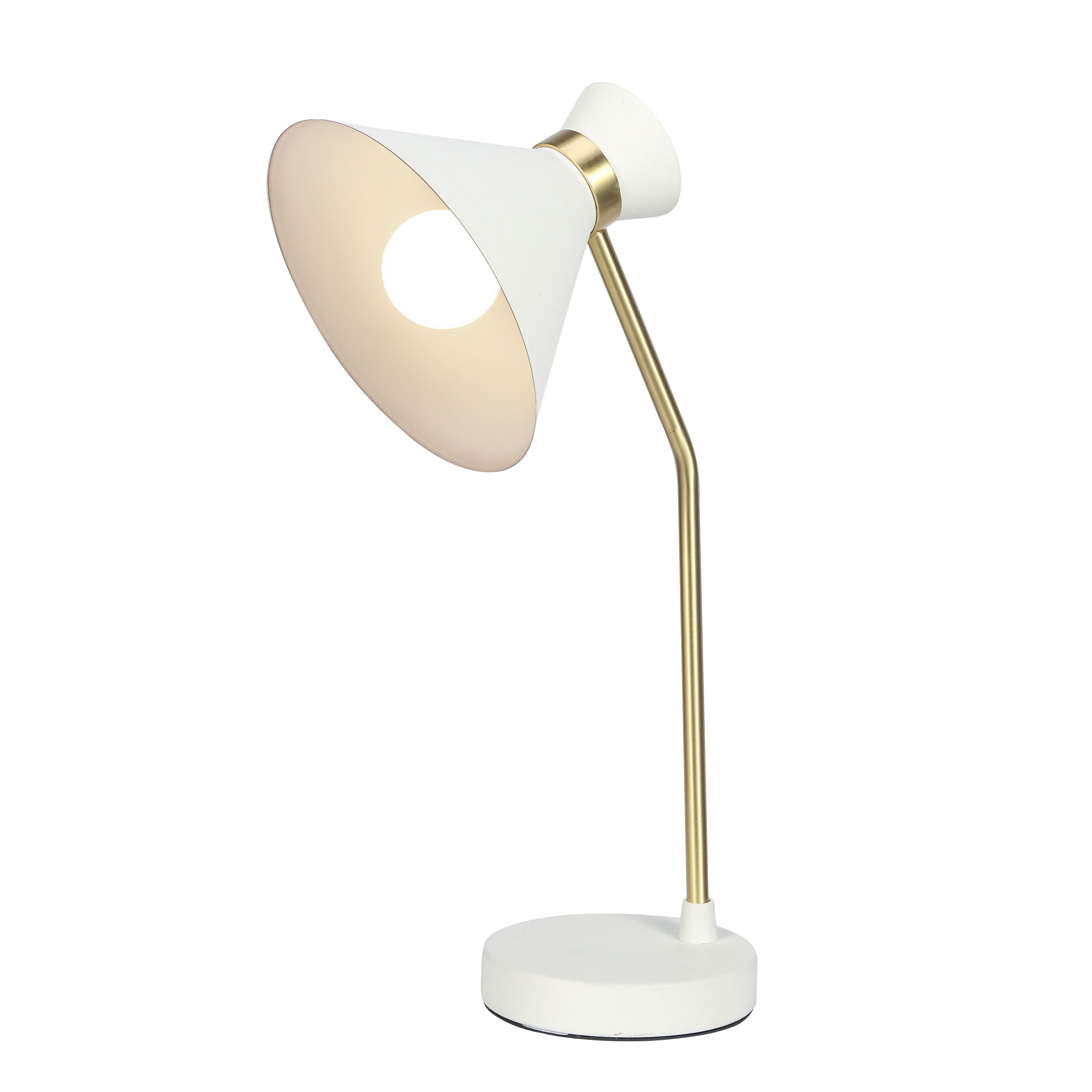GoodHome Apennin Modern Matt Cream Table light
