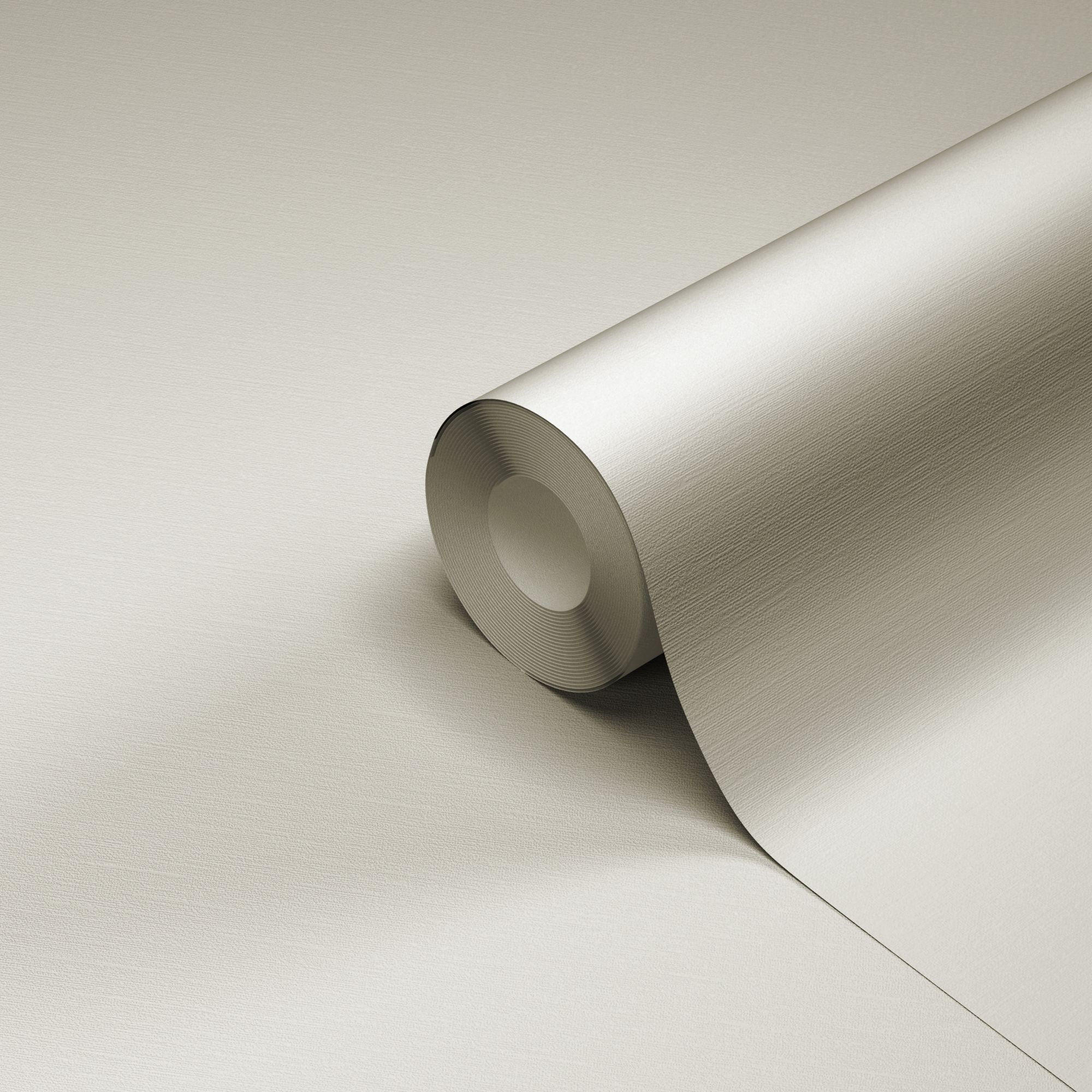 GoodHome Arceau White Fabric effect Textured Wallpaper Sample DIY at B&Q