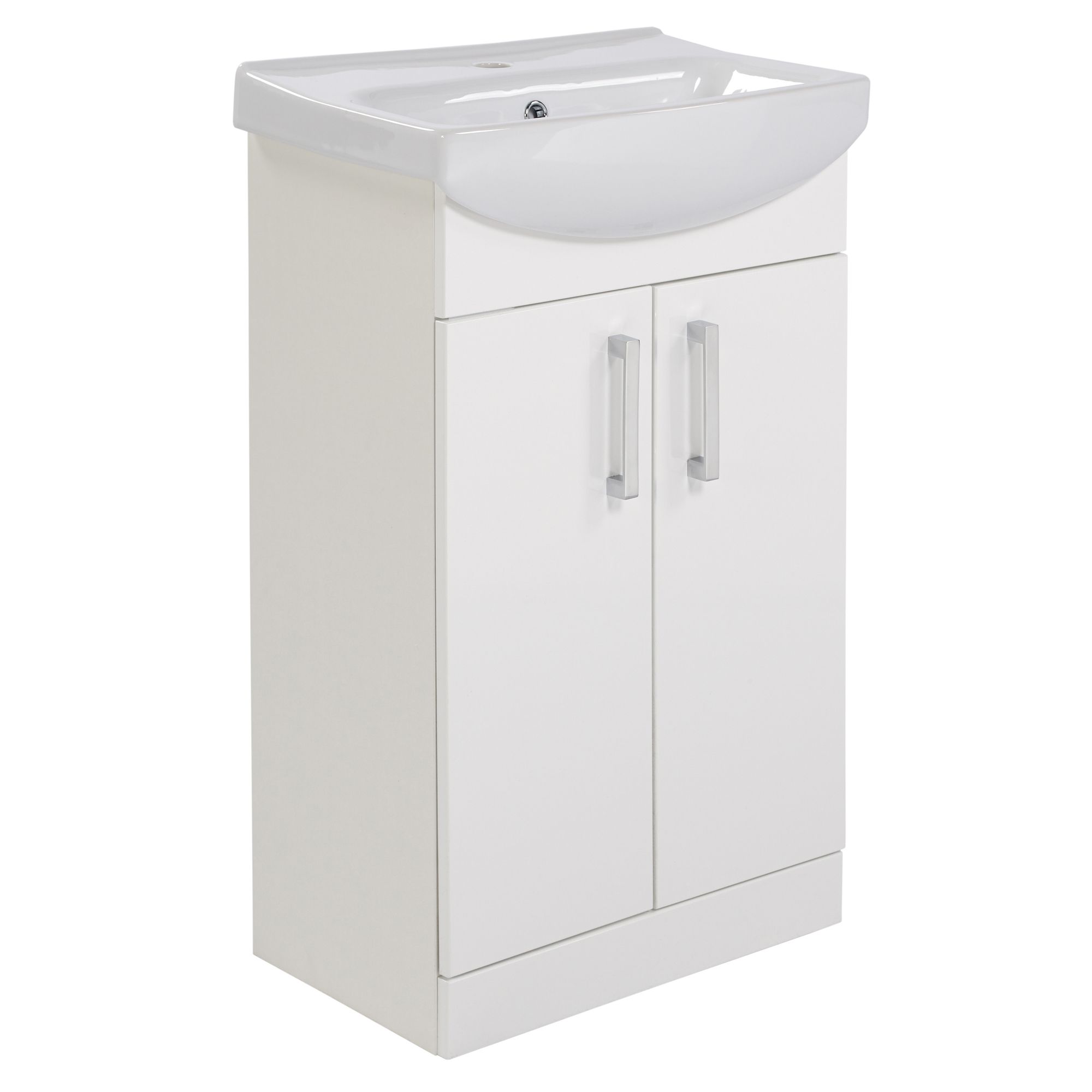GoodHome Ardenno White Back to wall Toilet & basin kit