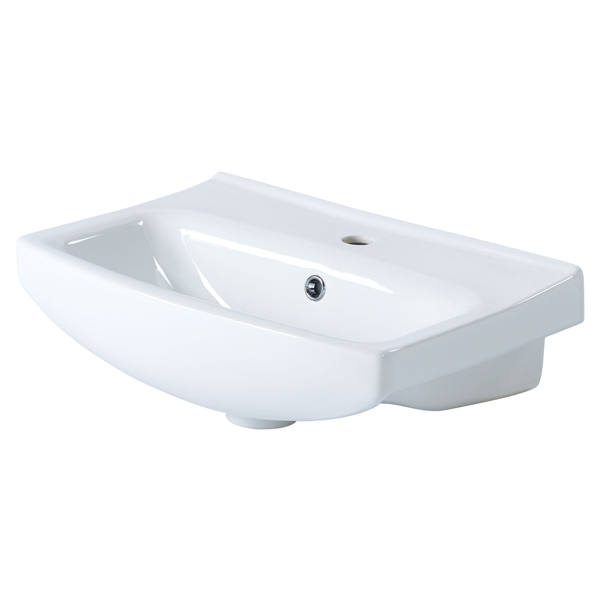 GoodHome Ardenno White Back to wall Toilet & basin kit