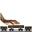 GoodHome Areto Aluminium Decking joist fixing rail (L)1.98m (W)63mm (T)29.5mm