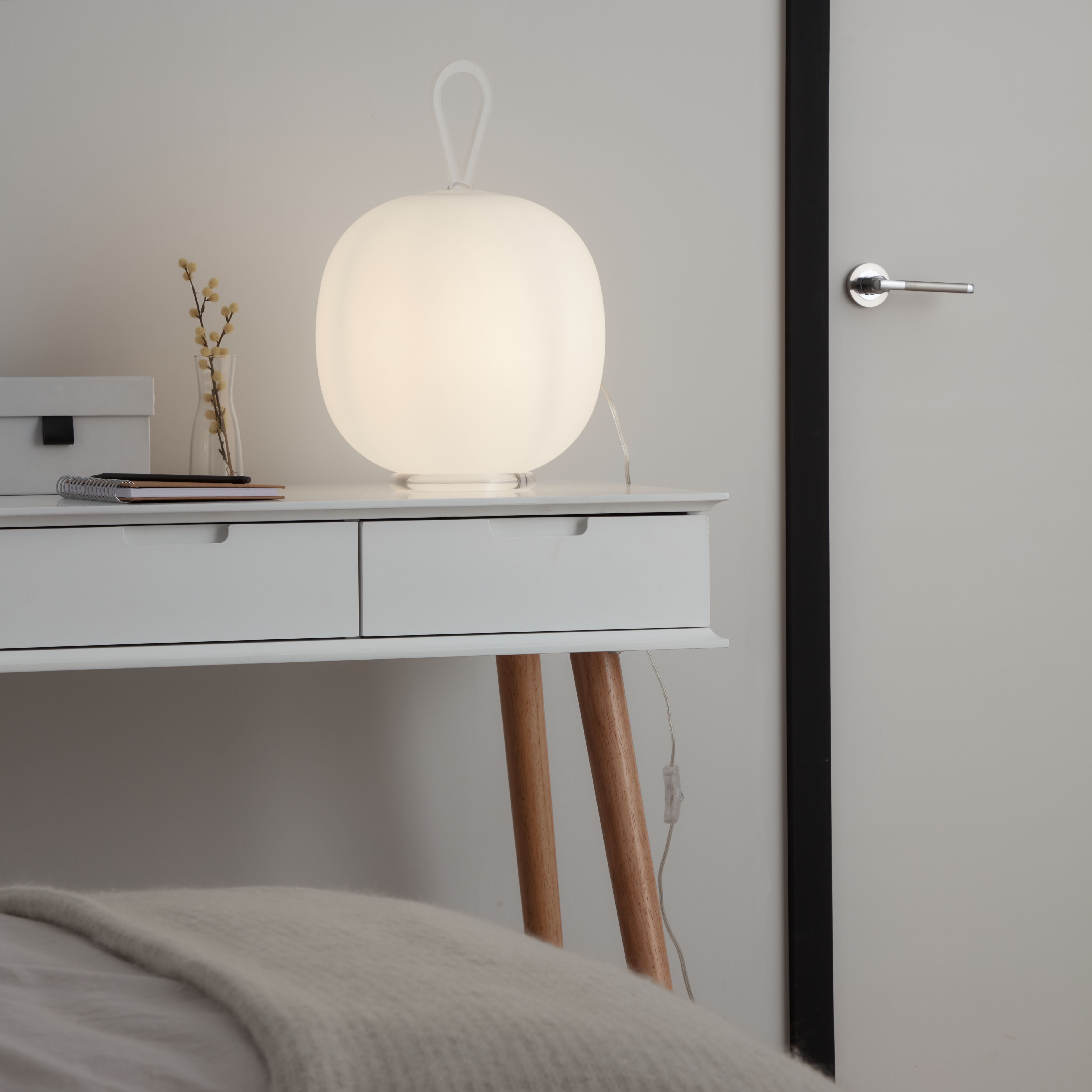 GoodHome Armanty White Table light