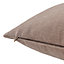 GoodHome Arntzen Taupe Plain Indoor Cushion (L)55cm x (W)55cm