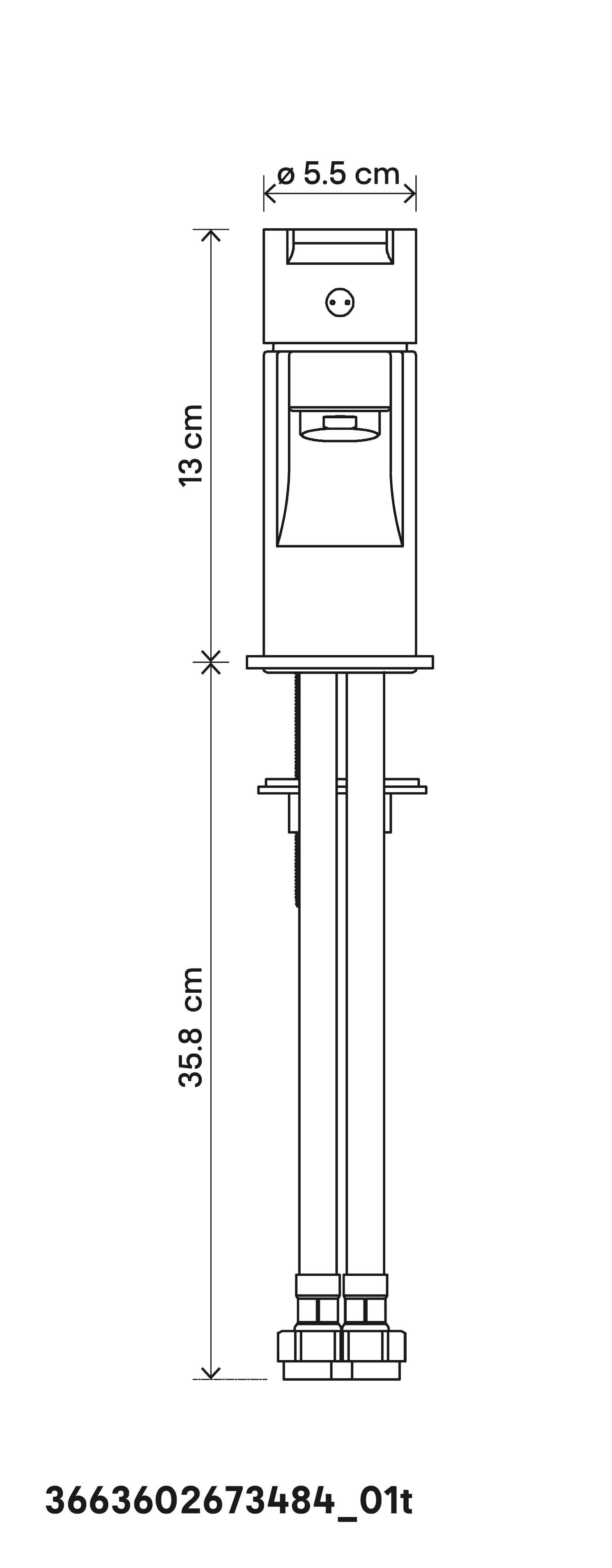 GoodHome Arsuz Basin Mono mixer Tap