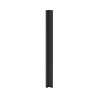 GoodHome Artemisia Innovo handleless matt graphite classic shaker Standard Corner post, (W)34mm (H)895mm
