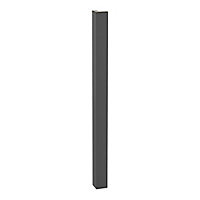 GoodHome Artemisia Innovo handleless matt graphite shaker Standard Corner post, (W)48mm (H)715mm