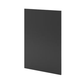 GoodHome Artemisia Innovo handleless matt graphite shaker Standard End panel (H)934mm (W)640mm