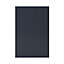 GoodHome Artemisia Innovo handleless matt midnight blue shaker Clad on end panel (H)934mm (W)640mm