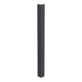 GoodHome Artemisia Innovo handleless matt midnight blue shaker Matt midnight blue Standard Corner post, (W)48mm (L)715mm