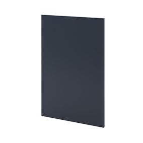 GoodHome Artemisia Innovo handleless matt midnight blue shaker Standard End panel (H)934mm (W)640mm