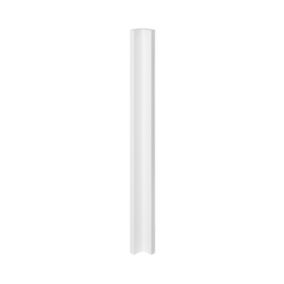 GoodHome Artemisia Innovo handleless matt white classic shaker Matt white Standard Corner post, (W)34mm