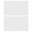GoodHome Artemisia Innovo handleless matt white shaker Standard Drawer end panel (H)340mm (W)595mm