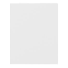 GoodHome Artemisia Innovo handleless matt white shaker Standard End panel (H)715mm (W)595mm