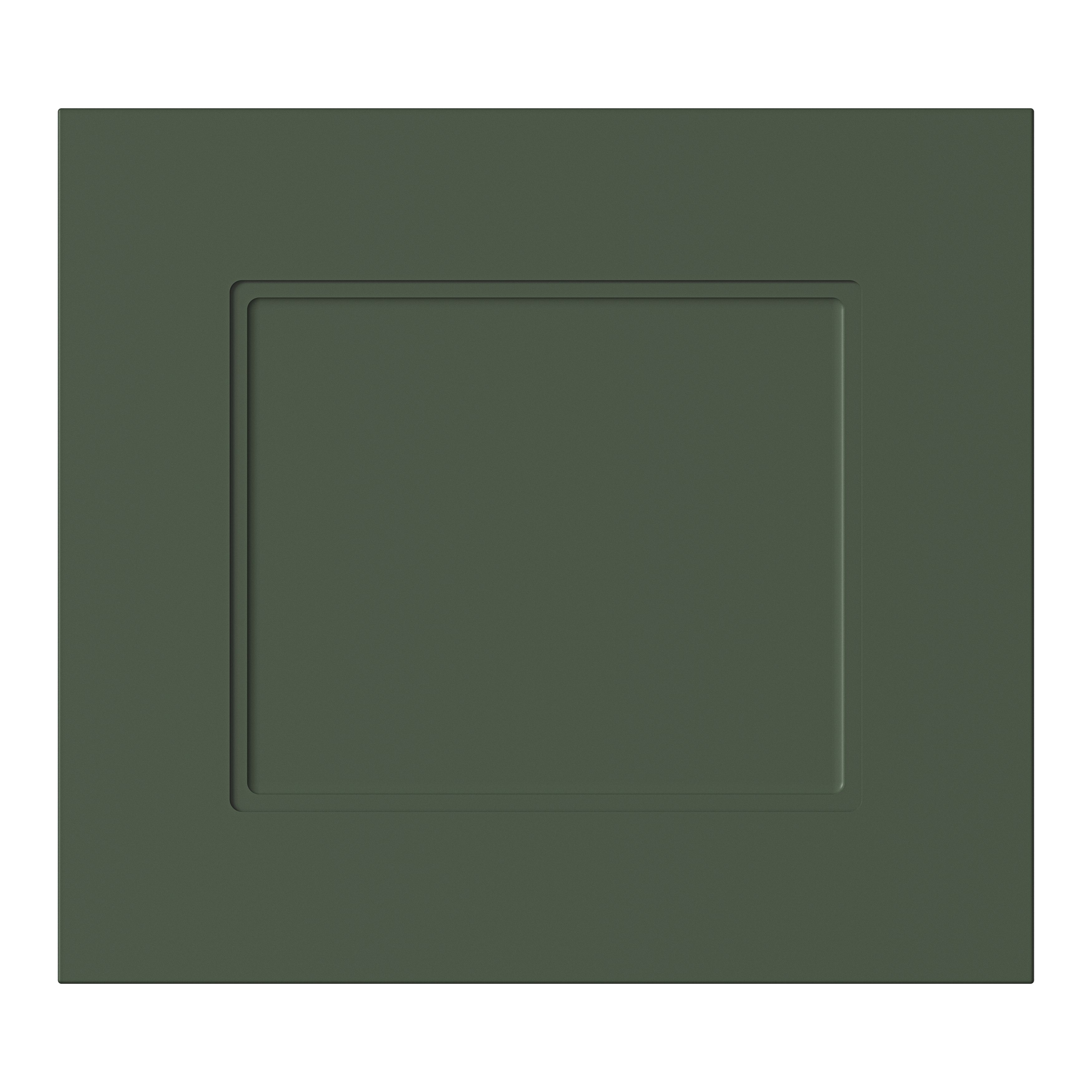 GoodHome Artemisia Matt dark green Drawer front, bridging door & bi fold door, (W)400mm (H)356mm (T)18mm