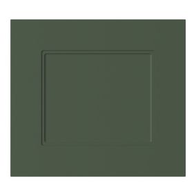 GoodHome Artemisia Matt dark green Drawer front, bridging door & bi fold door, (W)400mm (H)356mm (T)18mm