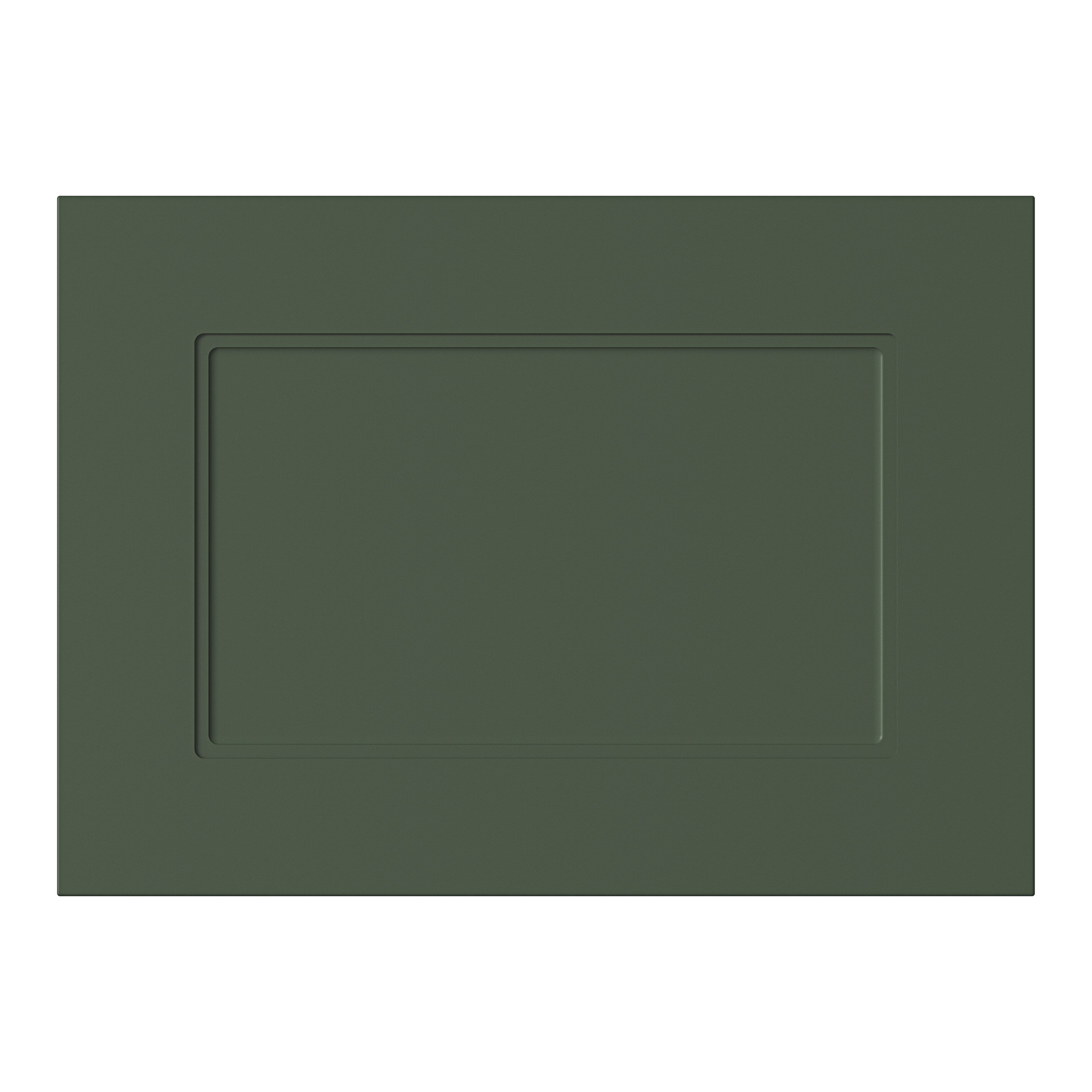 GoodHome Artemisia Matt dark green Drawer front, bridging door & bi fold door, (W)500mm (H)356mm (T)18mm