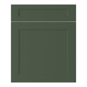 GoodHome Artemisia Matt dark green Drawerline door & drawer front, (W)600mm (H)715mm (T)18mm