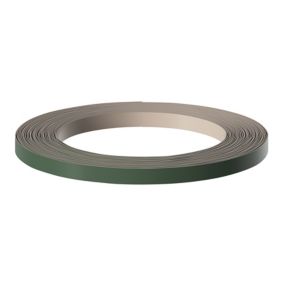 GoodHome Artemisia Matt Dark Green Edging tape, (L)10m (W)19mm