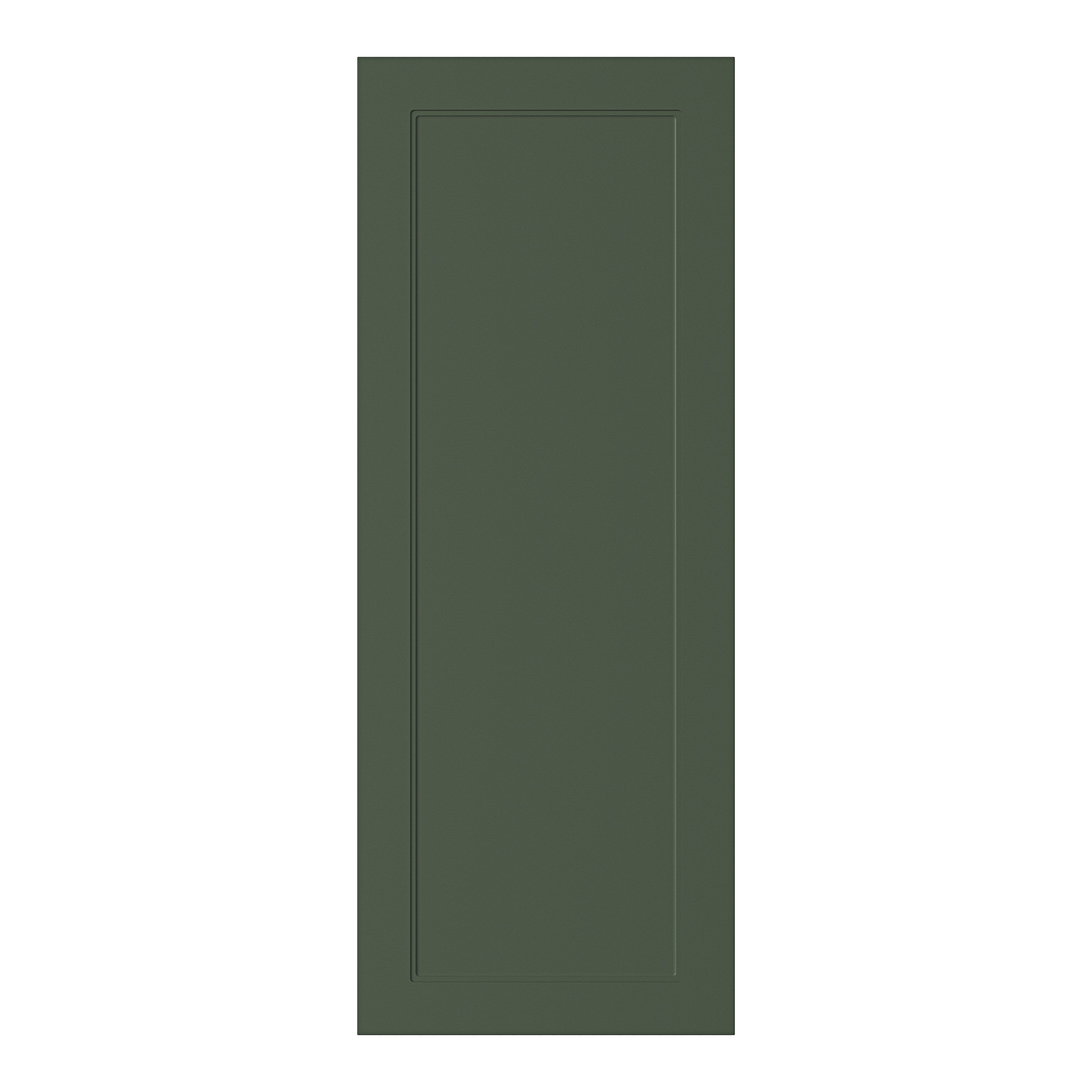 GoodHome Artemisia Matt dark green Shaker 70:30 Larder Cabinet door (W)500mm (H)1287mm (T)18mm