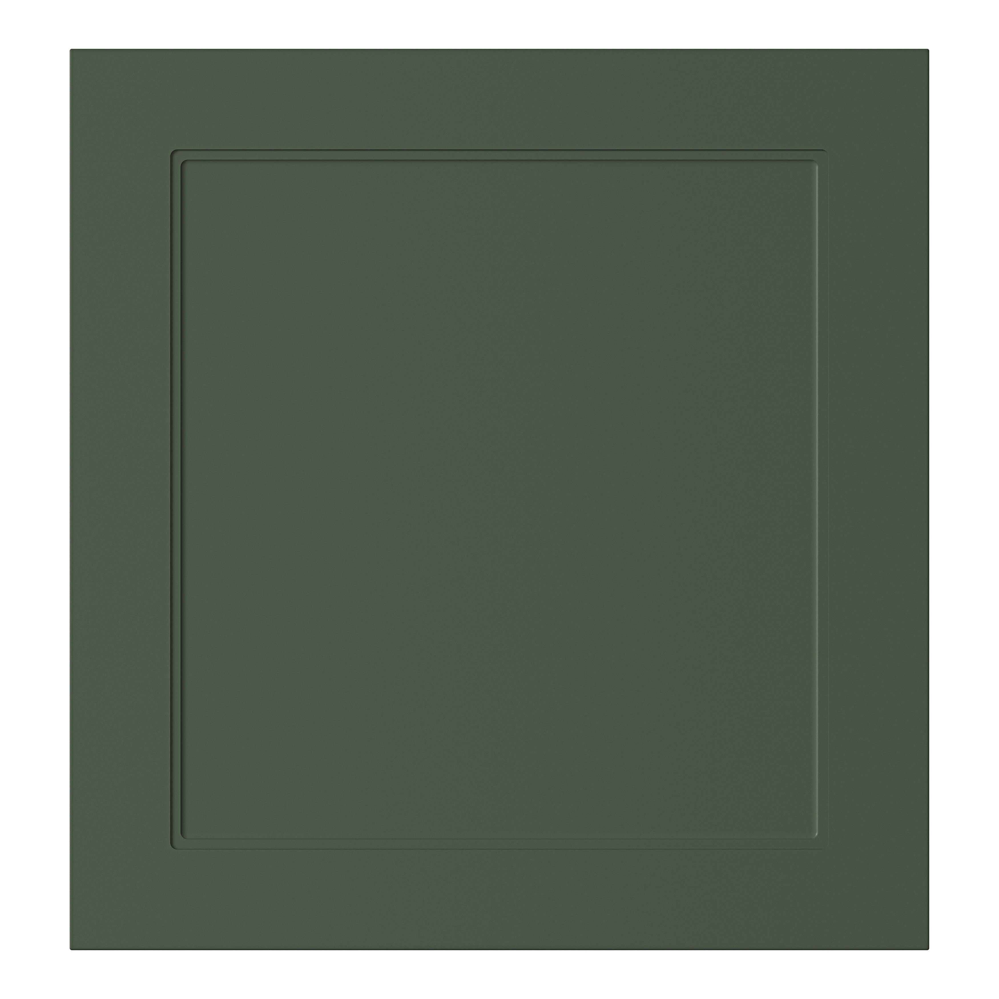 GoodHome Artemisia Matt dark green shaker Appliance Cabinet door (W)600mm (H)626mm (T)18mm