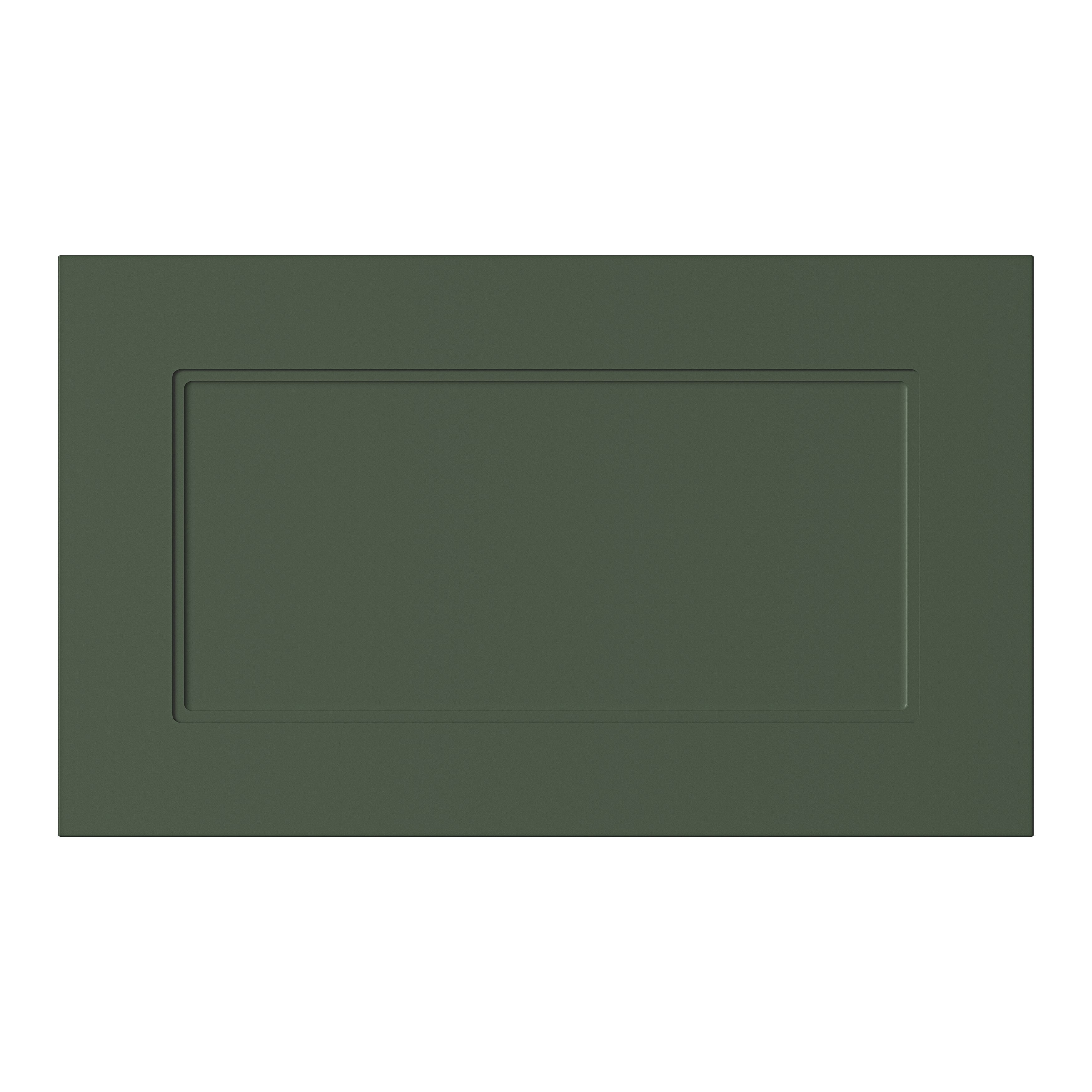 GoodHome Artemisia Matt dark green Shaker Drawer front, bridging door & bi-fold door 600mm