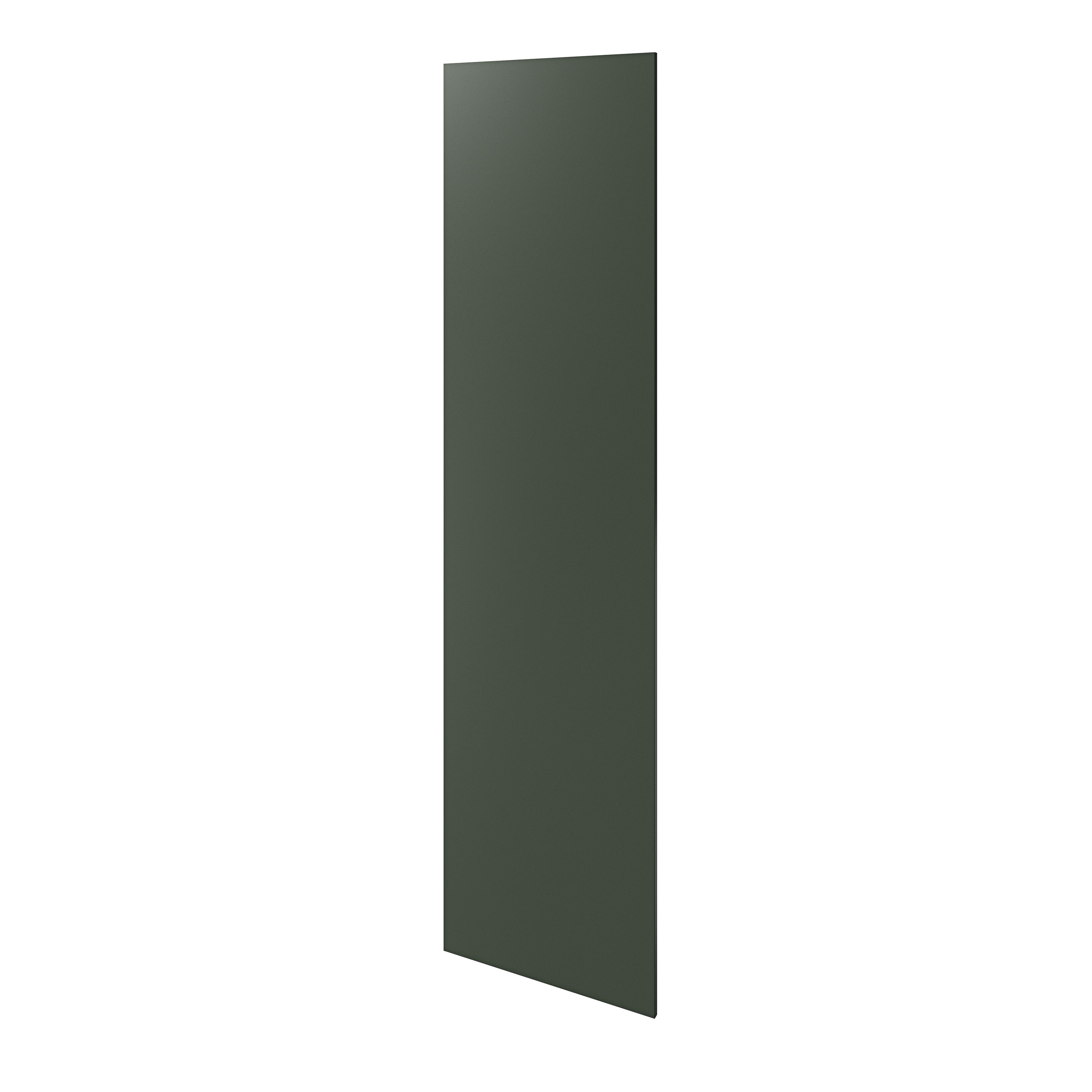 GoodHome Artemisia Matt dark green shaker End panel (H)2400mm (W)640mm