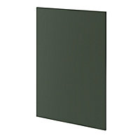 GoodHome Artemisia Matt dark green shaker End panel (H)870mm (W)590mm