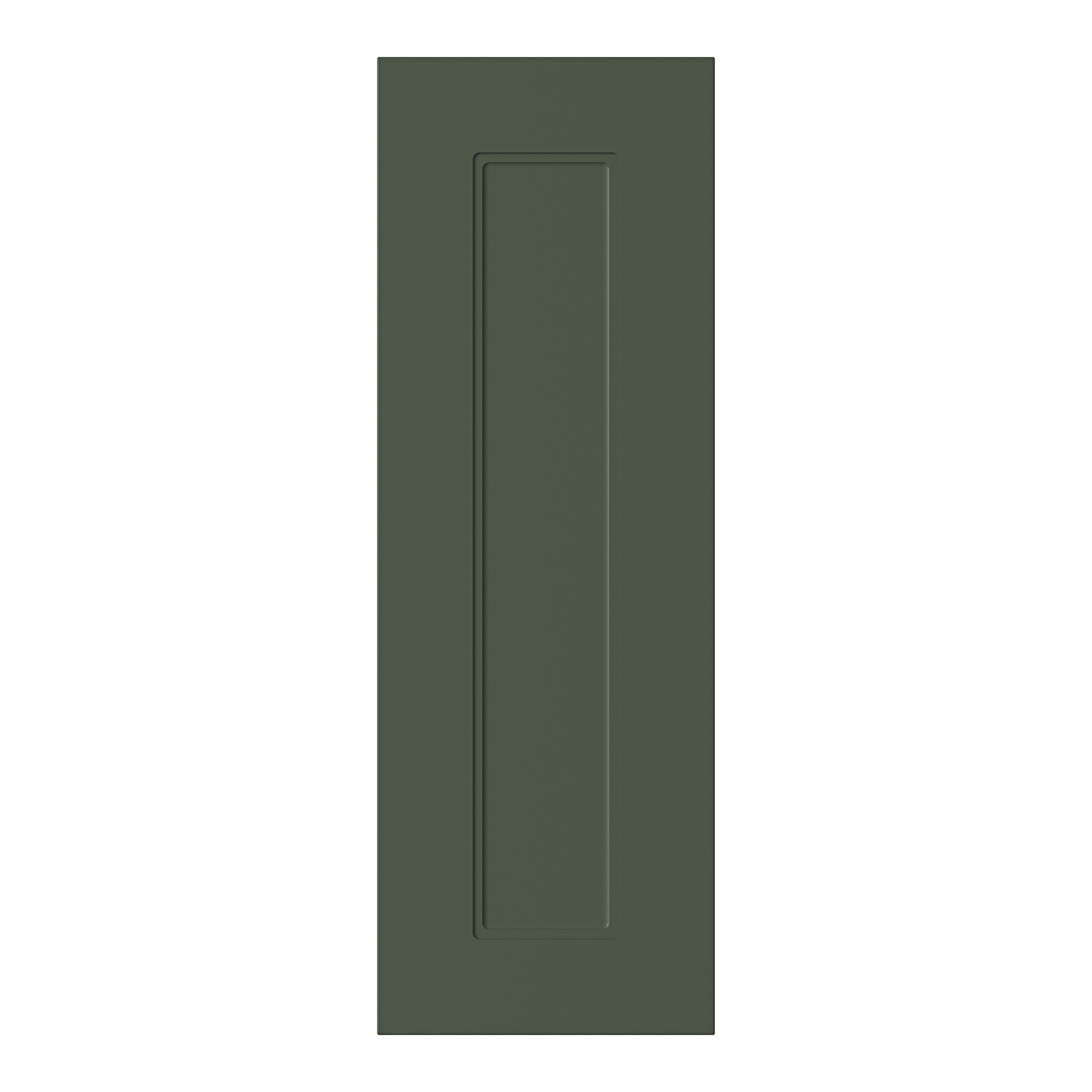 GoodHome Artemisia Matt dark green Shaker Highline Cabinet door (W)250mm (H)715mm (T)18mm