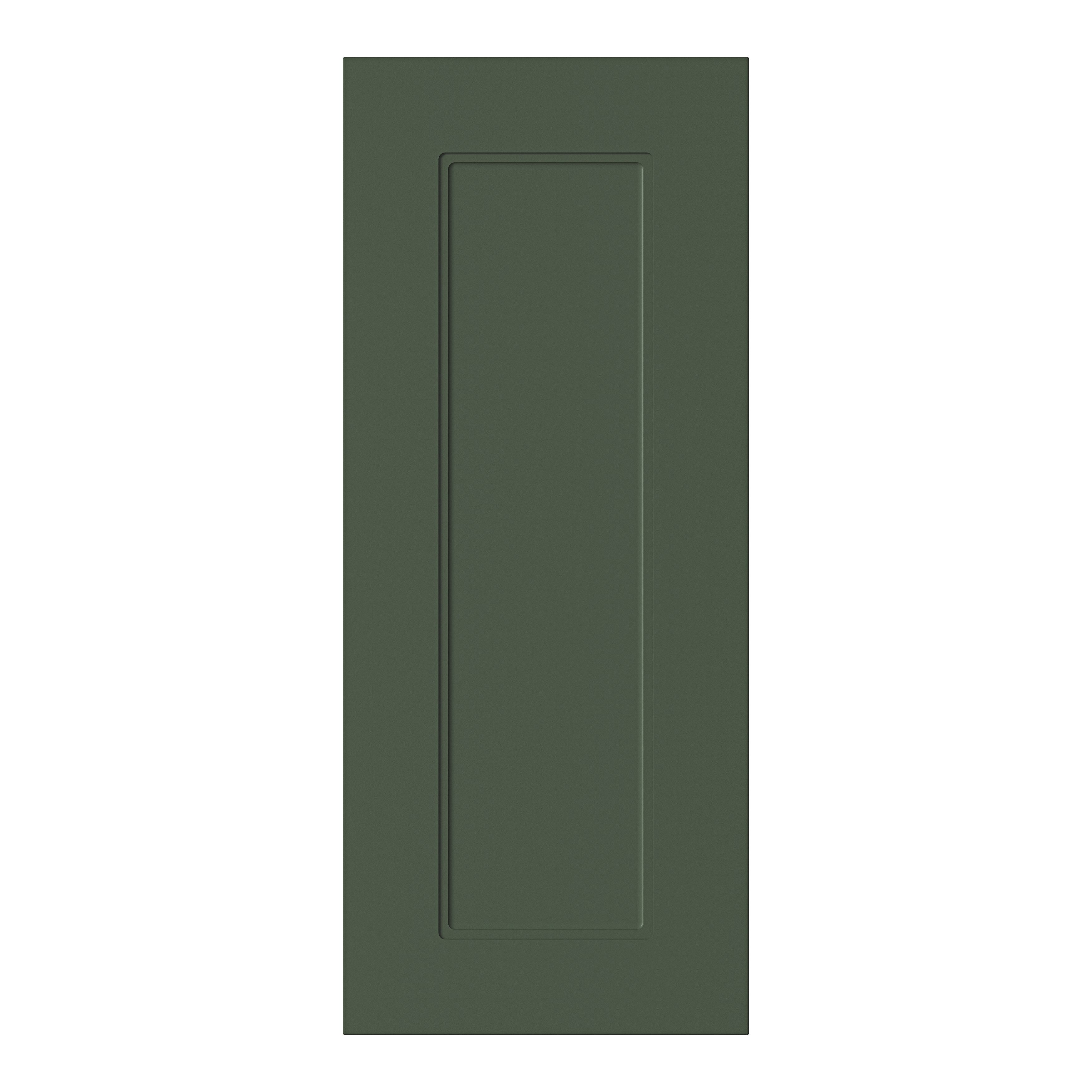 GoodHome Artemisia Matt dark green shaker Highline Cabinet door (W)300mm (H)715mm (T)18mm