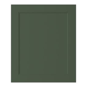 GoodHome Artemisia Matt dark green shaker Highline Cabinet door (W)600mm (H)715mm (T)18mm