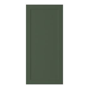 GoodHome Artemisia Matt dark green shaker Matt dark green Shaker 70:30 Larder/fridge Cabinet door (W)600mm (H)1287mm (T)18mm