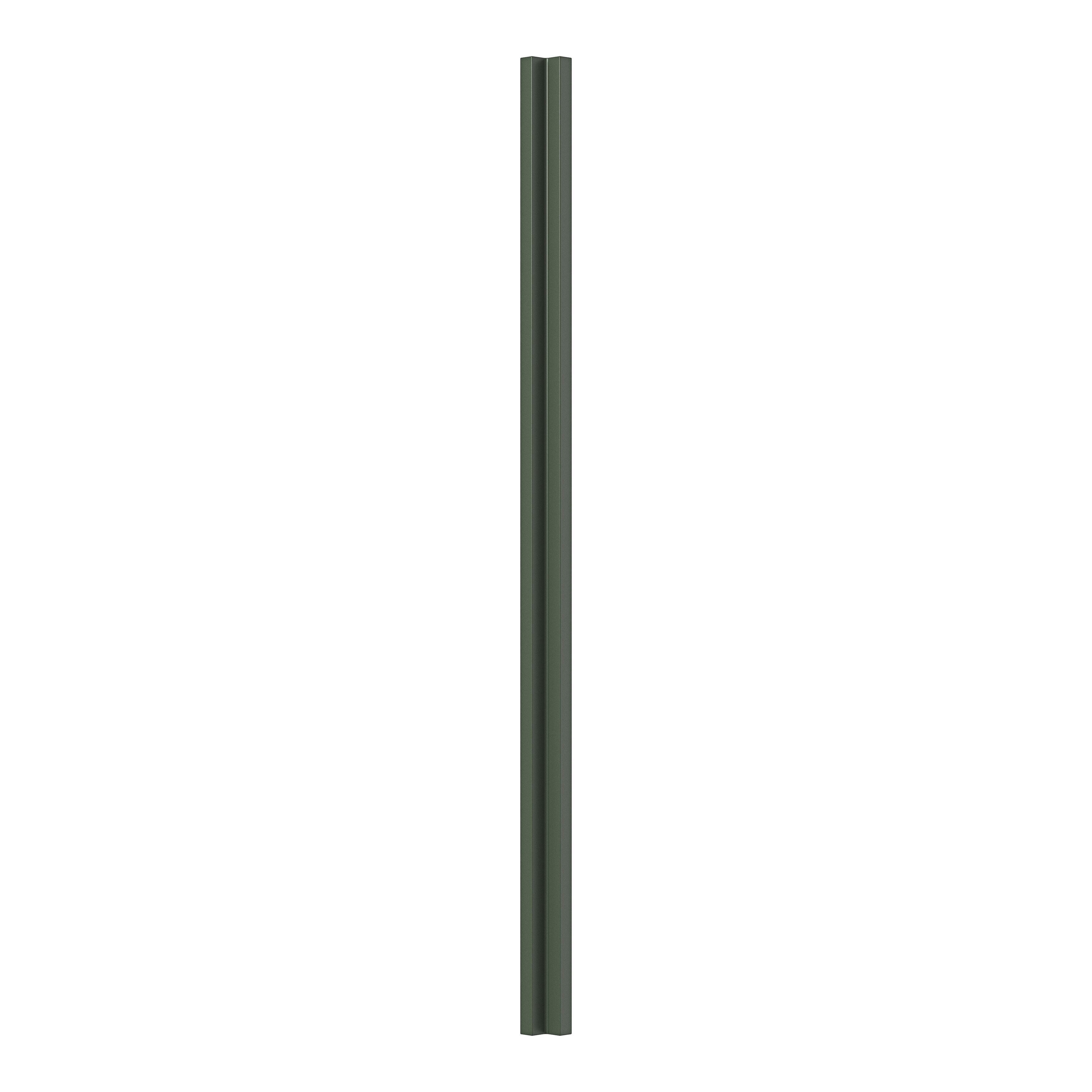 GoodHome Artemisia Matt dark green shaker Matt dark green Tall Wall corner post, (W)34mm (L)895mm