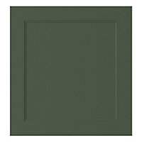 GoodHome Artemisia Matt dark green shaker Tall appliance Cabinet door (W)600mm (H)633mm (T)18mm