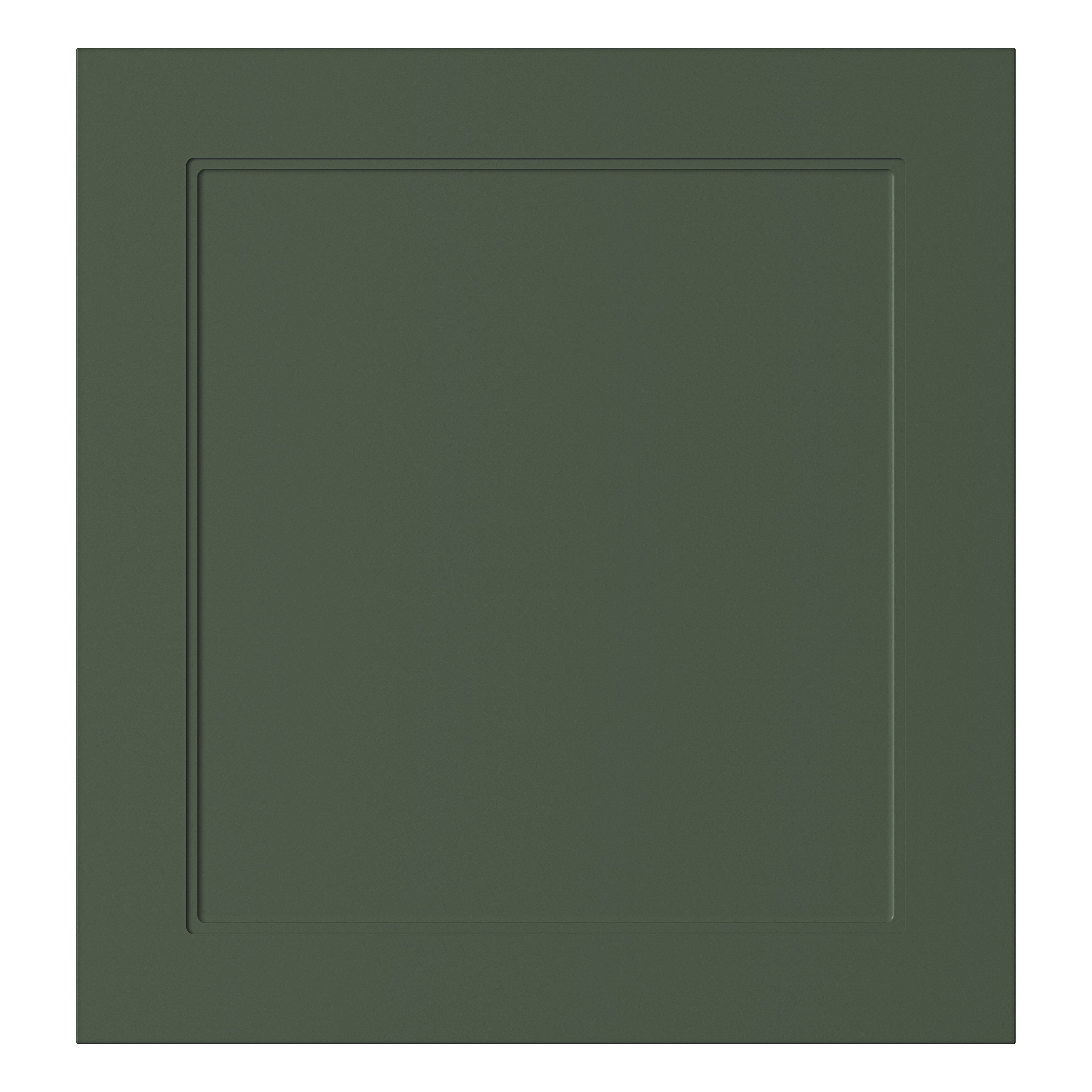 GoodHome Artemisia Matt dark green shaker Tall appliance Cabinet door (W)600mm (H)633mm (T)18mm