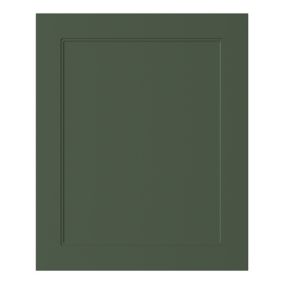 GoodHome Artemisia Matt dark green shaker Tall appliance Cabinet door (W)600mm (H)723mm (T)18mm