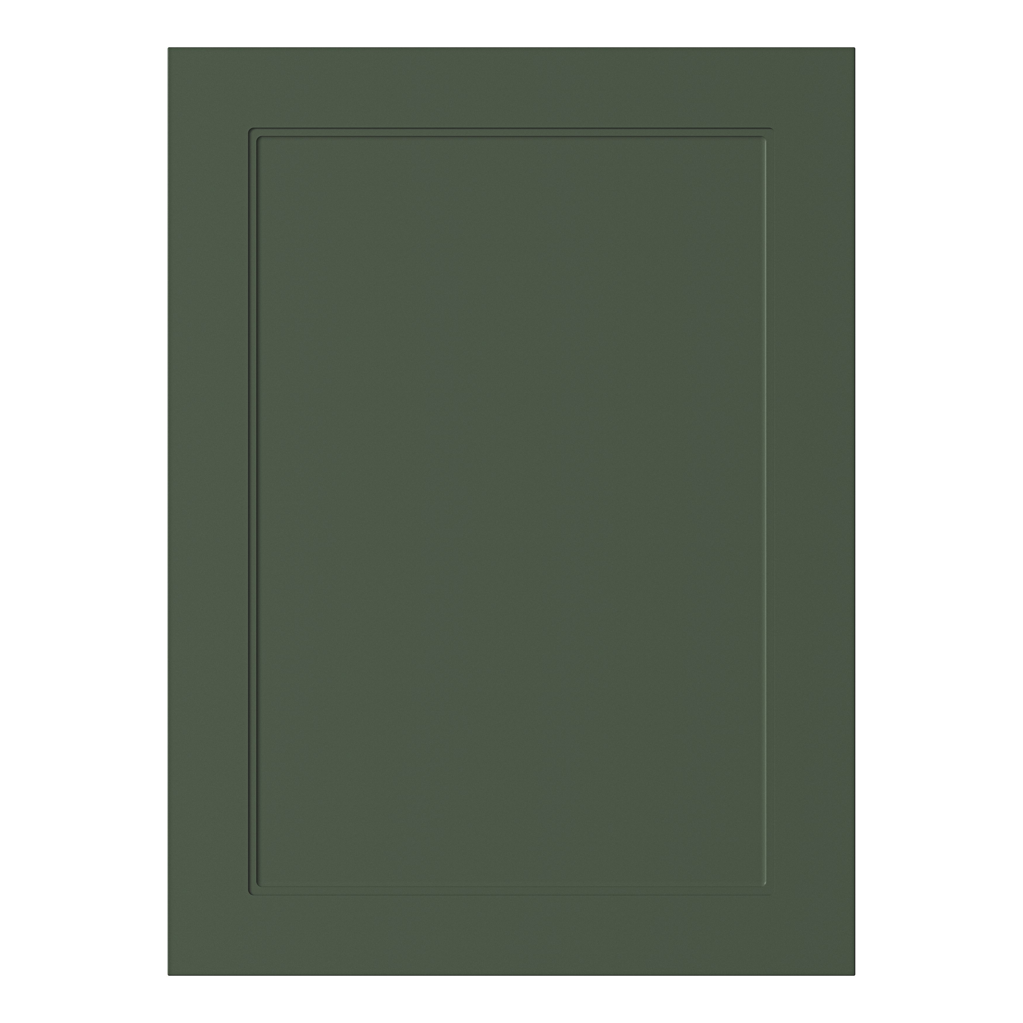 GoodHome Artemisia Matt dark green shaker Tall appliance Cabinet door (W)600mm (H)806mm (T)18mm