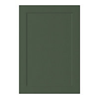 GoodHome Artemisia Matt dark green shaker Tall appliance Cabinet door (W)600mm (H)867mm (T)18mm