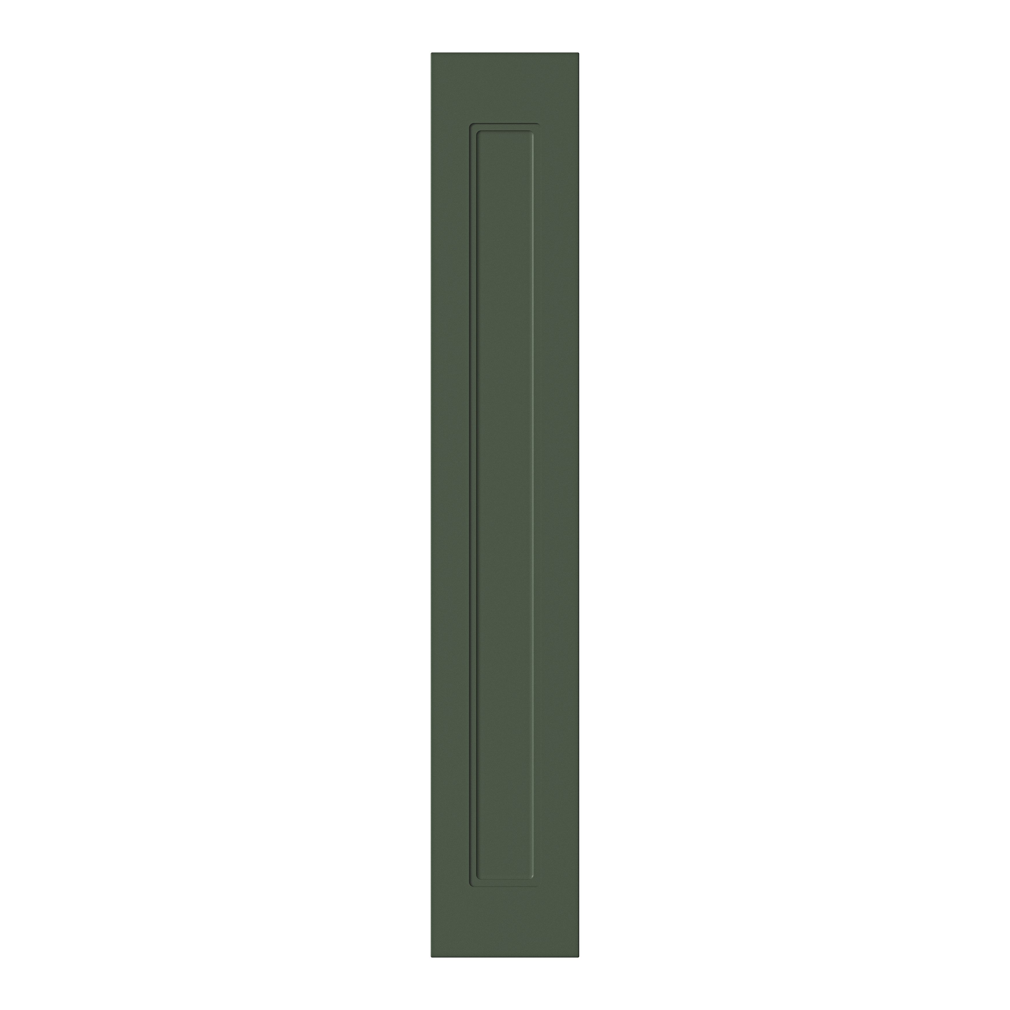 GoodHome Artemisia Matt dark green shaker Tall wall Cabinet door (W)150mm (H)895mm (T)18mm