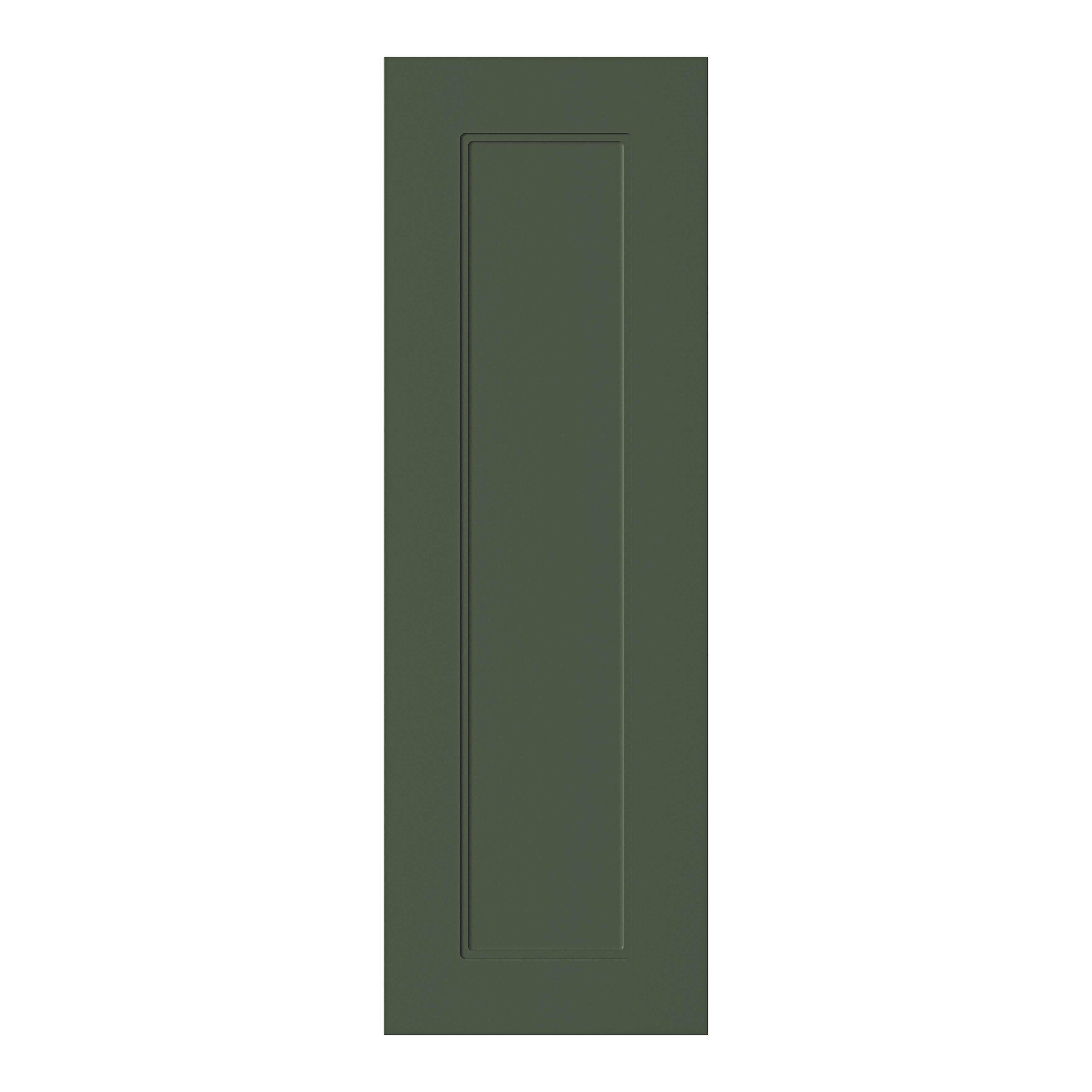 GoodHome Artemisia Matt dark green shaker Tall wall Cabinet door (W)300mm (H)895mm (T)18mm | DIY ...
